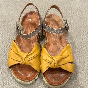 Wanda panda sandals, the left foot bed a bit discolored, worn once size 38